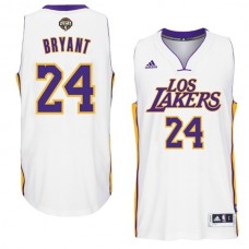 Los Angeles Lakers #24 Kobe Bryant 2014-15 Noches Enebea Latin Night White Jersey