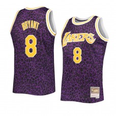 Los Angeles Lakers Kobe Bryant Wildlife Hardwood Classics Jersey Purple