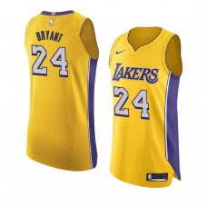 Kobe Bryant Los Angeles Lakers Icon Authentic Jersey Yellow