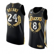 Kobe Bryant Los Angeles Lakers Special Commemoration Hardwood Classic Jersey 2021 Black Golden