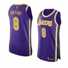 Kobe Bryant Los Angeles Lakers Statement Authentic Jersey Purple