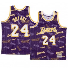 Kobe Bryant Los Angeles Lakers Tear Up Pack Jersey Purple