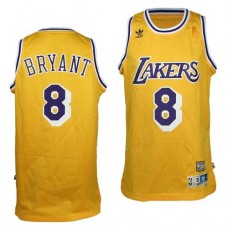 Los Angeles Lakers #8 Kobe Bryant Soul Swingman Home Gold Yellow Jersey