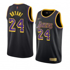 Los Angeles Lakers #24 Kobe Bryant Earned Edition Swingman Jersey Black