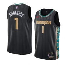 Black Memphis Grizzlies Kyle Anderson City Edition Jersey