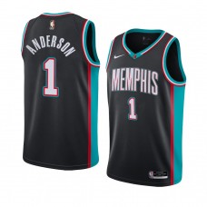 Memphis Grizzlies Kyle Anderson Hardwood Classics Jersey Swingman Black