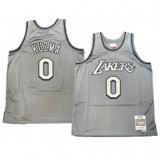 Los Angeles Lakers Kyle Kuzma Hardwood Classics Throwback Jersey Gray