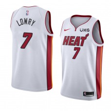 Miami Heat Kyle Lowry Association Edition Jersey White