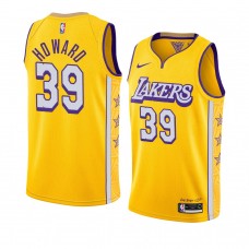 Men's Los Angeles Lakers Dwight Howard Gold Jersey - City Edition