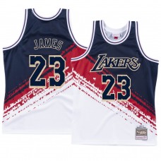 LeBron James Los Angeles Lakers Jersey - Independence Throwback