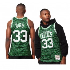 Boston Celtics Larry Bird Wild Life HWC Swingman Jersey Green