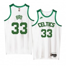 Boston Celtics Larry Bird Classic Edition Origins 75th anniversary Jersey White