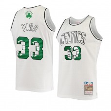 Larry Bird Celtics Hardwood Classics Swingman White Jersey