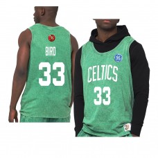 Boston Celtics Larry Bird Quintessential Worn Out Tank Top Jersey Green