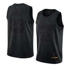 Men's Los Angeles Lakers #23 LeBron James Nike Black MVP Swingman Jersey