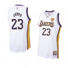 Los Angeles Lakers LeBron James 2021 Hardwood Classics Jersey White