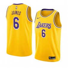 LeBron James Los Angeles Lakers Icon Jersey Gold