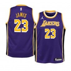 LeBron James Los Angeles Lakers Statement Jersey Purple