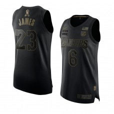 Los Angeles Lakers LeBron James Salute To Service Multiple Jersey Numbers Jersey Black