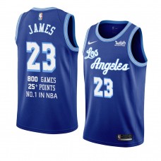 Los Angeles Lakers LeBron James Special Commemoration Jersey Swingman Royal