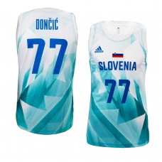 Slovenia Basketball Luka Doncic Tokyo Olympics Jersey White