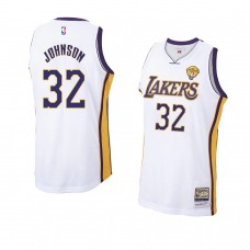 Los Angeles Lakers Magic Johnson 2021 Hardwood Classics Retired Player Jersey White