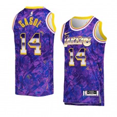 Los Angeles Lakers #14 Marc Gasol Select Series Camo Jersey Purple