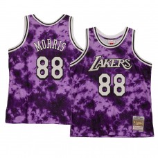 Los Angeles Lakers Markieff Morris Galaxy Hardwood Classics Jersey Purple