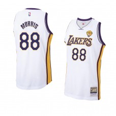 Los Angeles Lakers Markieff Morris Hardwood Classics Jersey White