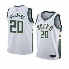 Marvin Williams Milwaukee Bucks Association Jersey 2019-20 White