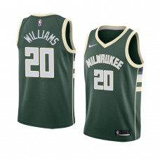 Marvin Williams Milwaukee Bucks Icon Jersey 2019-20 Green