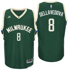 Milwaukee Bucks# 8 Matthew Dellavedova 2016-17 Away Green Jersey