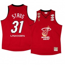 Max Strus Miami Heat My Towns Unknwu Jersey Red Men