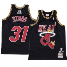 Max Strus Miami Heat BR Remix DJ Khaled Limited Edition Jersey Black