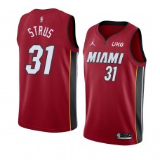 Miami Heat Max Strus Statement Edition Jersey Swingman Red