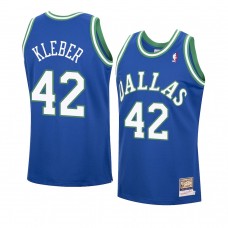 Dallas Mavericks Maxi Kleber Hardwood Classics Authentic Jersey Blue