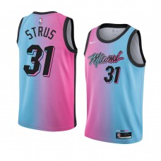 2020-21 Miami Heat Max Strus Rainbow City 2020 Trade Jersey