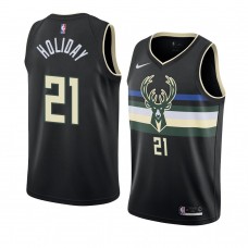 2020-21 Milwaukee Bucks Jrue Holiday Statement Edition 2020 Trade Jersey