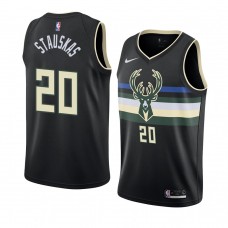 2020-21 Milwaukee Bucks Nik Stauskas Statement Jersey