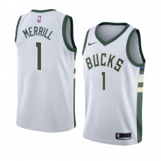 2020-21 Milwaukee Bucks Sam Merrill Association Jersey