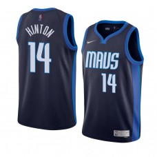 Dallas Mavericks 2021 Nate Hinton Earned Edition Dri-FIT Swingman Jersey Navy