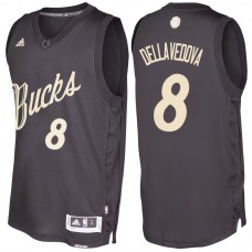 NBA 2016-17 Season Milwaukee Bucks #8 Matthew Dellavedova Black Christmas Day Swingman Jersey