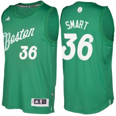 NBA 2016-17 Season Boston Celtics #36 Marcus Smart Green Christmas Day Swingman Jersey