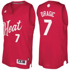 NBA Miami Heat #7 Goran Dragic 2016 Christmas Day Red Swingman Jersey