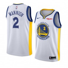 Nico Mannion Golden State Warriors Association Edition Jersey White