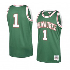 Oscar Robertson Milwaukee Bucks 1970-71 Hardwood Classics Jersey Green