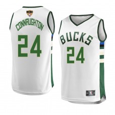 Milwaukee Bucks Pat Connaughton 2021 NBA Finals Association Edition Jersey White