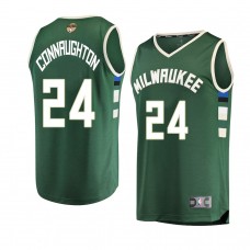 Milwaukee Bucks Pat Connaughton 2021 NBA Finals Icon Edition Jersey Green