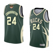 Milwaukee Bucks Pat Connaughton 2021 NBA Playoffs Bound Jersey Green