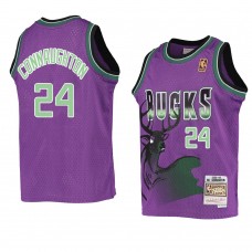 Milwaukee Bucks Pat Connaughton 1996-97 Hardwood Classics Reload Jersey Purple